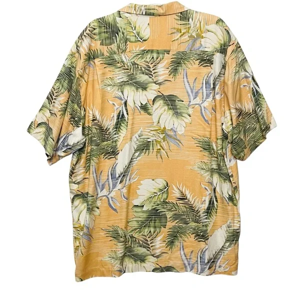 Lot of 2 Silk Hawaiian Tropical Tommy Bahama Button Down Casual Shirts Sz XL